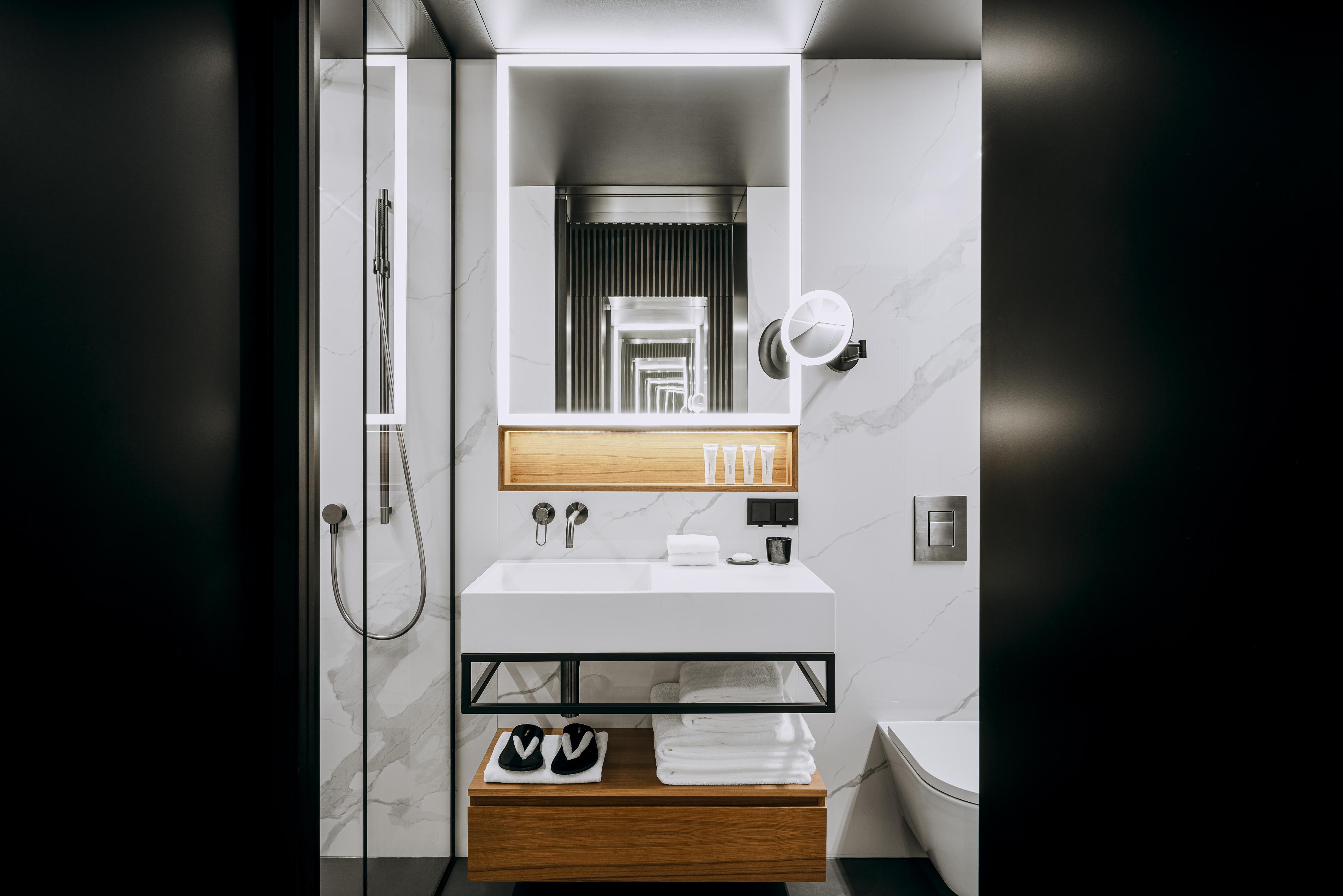 Nobu Hotel Varsavia Esterno foto Bathroom