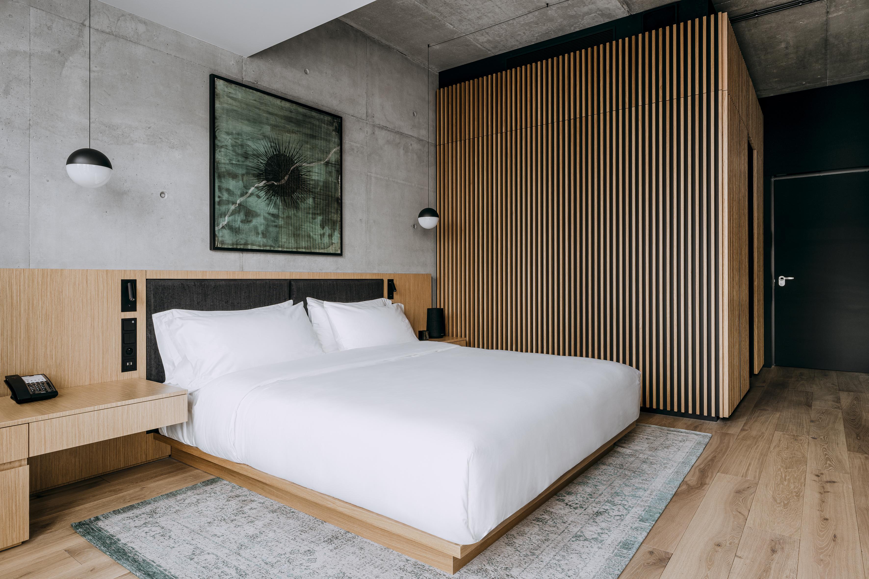 Nobu Hotel Varsavia Esterno foto A bedroom at the Hotel