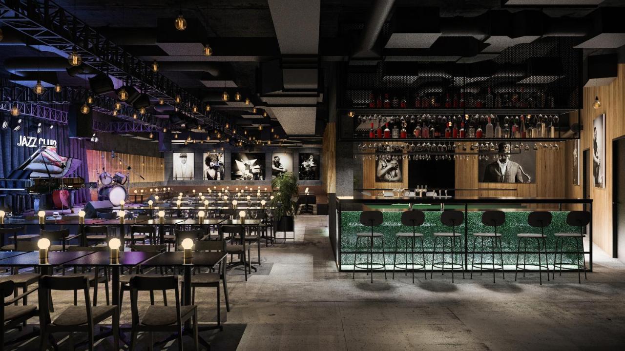 Nobu Hotel Varsavia Esterno foto The interior of the restaurant